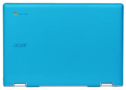 mCover Case Compatible for 2021~2022 11.6" Acer Chromebook 311 CB311-11H (180° Hinge) & Spin 311 CP311-3H Series Convertible ONLY (NOT Fitting Other Acer Models) - Aqua - color: Aqua