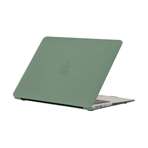 RUBAN Case Compatible with MacBook Air 13 Inch (Models: A1369 & A1466, Older Version 2010-2017 Release), Slim Snap On Hard Shell Protective Cover, (Midnight Green) - color: Midnight Green