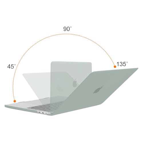 MOSISO Compatible with MacBook Pro 15 inch Case A1990 A1707, Antique Green | Protective Crack-Resistant Plastic Peony Hard Shell Case&Keyboard Cover Skin& Screen Protector - color: Antique Green