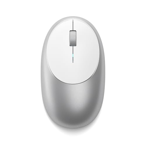Satechi M1 Wireless Bluetooth Mouse, USB-C Rechargeable, Compact & Portable, for MacBook Air/Pro/Neo, iPad Air/Pro, iPad mini, Mac mini, iMac & Windows - Silver - color: Silver