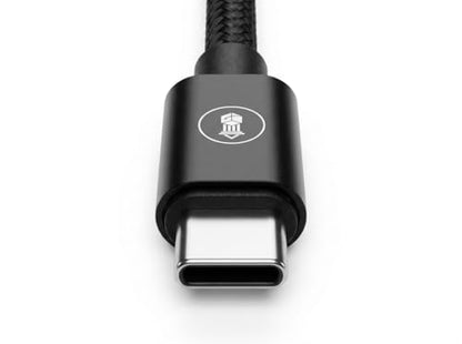 McClinton & Co. USB C to USB C Cable 6ft | 100W PD Fast Charging for Samsung Galaxy S25/S24/S23/S22, iPhone 16/15 Pro Max, Google Pixel, Motorola, OnePlus | Durable Braided, Snug Fit USB-C Cord