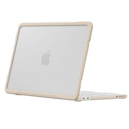 MOSISO Compatible with MacBook Neo Case 13 inch 2026 A3404 A18 Pro Chip | Anti-Crack Cover Protective Hard Shell Case with Shock-Absorbing TPU Bumper, Khaki - color: Khaki