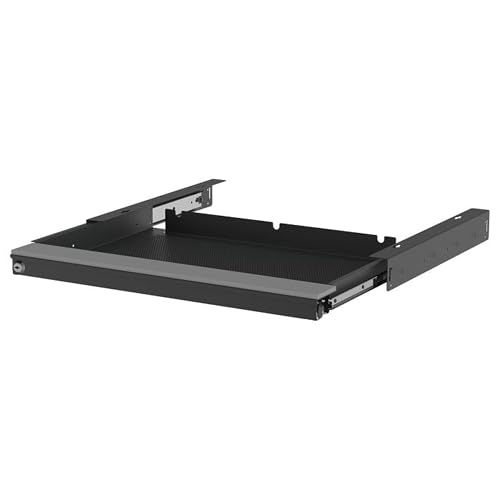 Penn Elcom Under Desk Laptop Drawer, Lockable, for 20” Laptops - Premium Sliding Security Drawers - Model EX-6171B - color: Black