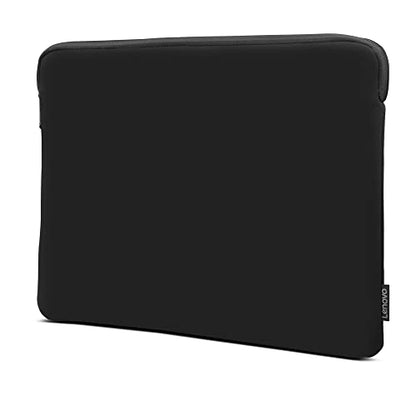 Lenovo Basic Laptop Sleeve 11 Inch Notebook/Tablet Compatible with MacBook Air/Pro Neoprene Material - Soft Fleece Lining - Zippered Top Opening - Black - size: 11 inch