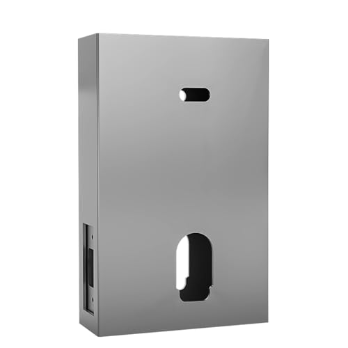 Steel Gate Lock Box (1 3/4" Thickness) - for All BH Railing Mechanical Code Lock, Lock Box for Metal Gates and Fence (NOT for Aluminum GATE), 2 3/8"(60mm) - 2 3/4" (70mm) Backset, BH-SLB4512000 - color: unfinished - Lock Box