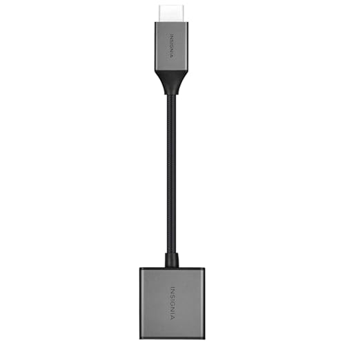 Insignia HDMI-to-VGA Adapter, Model: NS-PG95503, Black - style: HDMI to VGA Adapter