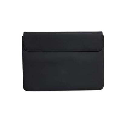 RAINS Laptop Portfolio 15-16" in – Waterproof Sleeve Case for Men and Women | Waterproof PU laptop sleeve for men and women; fits 15-16 in laptop, soft lining, flap closure, slim protective tech case - size: 15-16 Inches
