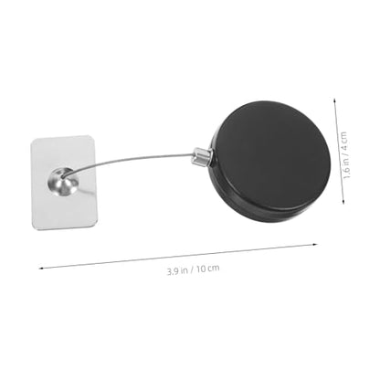 Mikikit 2pcs Security Cable Lock Retractable Lock Buckle Security Cable for Travel