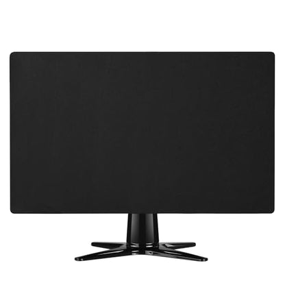 Elastic soft cloth computer dust cover black for 17/18/19/20/21 inch computer monitor and most brands of flat screen TV (17 to 21 inches)