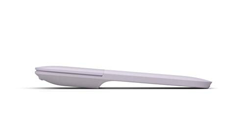 Microsoft ARC Mouse – Lilac .Sleek,Ergonomic Design, Ultra Slim and Lightweight, Bluetooth Mouse for PC/Laptop,Desktop Works with Windows/Mac Computers - color: Lilac