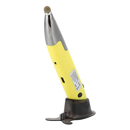 Capacitive Stylus Pen with Handwriting Function, Portable ABS Drawing Tool for Note Taking, Compatible with Tablet Phone Screen, Yellow - color: Yellow
