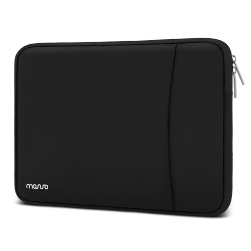 MOSISO 13.3 inch Laptop Case, 13-13.3 inch Laptop Sleeve Carrying Case | Compatible with MacBook Neo/Air/Pro 13 inch with A18/M5/M4/M3/M2/M1 Chip, 2026-2016, Neoprene Bag with Curved Pocket, Black