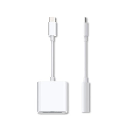 USB 2.0 Type C USB-C to TF Micro SD SDXC SDHC Card Reader Adapter Compatible with MacBook Laptop Tablet Phone - style: SD 2-in-1