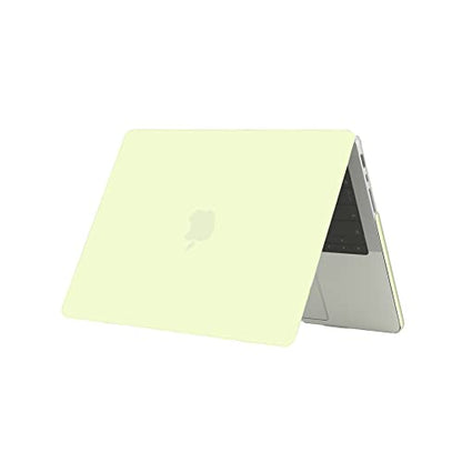 Se7enline Compatible with 2021/2022/2023/2024 MacBook Pro 16 inch Case Hard Shell Laptop Cover for 16-inch MacBook Pro Model A2485 A2780 A2991 A3403 M4 M3 M2 M1&Keyboard Skin, Mellow Yellow | 2 in 1 Matte Hard Shell Laptop Case with Keyboard Cover Anti-Sc