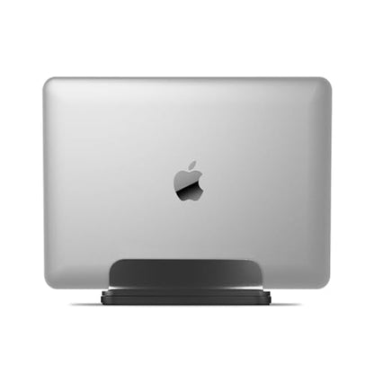 DrewChan Aluminum Vertical Stand with Adjustable Width Base, Fits All MacBook, Surface, Chromebook and Gaming Laptops (up to 17.3 inches), Black