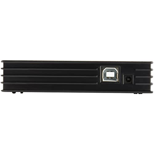 StarTech 4-Port USB 2.0 Hub, Bus or Externally Powered, TAA (ST4202USB) | Compact black, 480Mbps, USB Powered or included power adapter, Portable Mac PC laptop, USB 1.1 backward compatible
