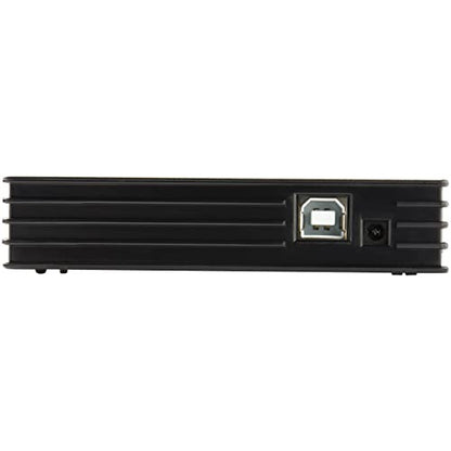 StarTech 4-Port USB 2.0 Hub, Bus or Externally Powered, TAA (ST4202USB) | Compact black, 480Mbps, USB Powered or included power adapter, Portable Mac PC laptop, USB 1.1 backward compatible