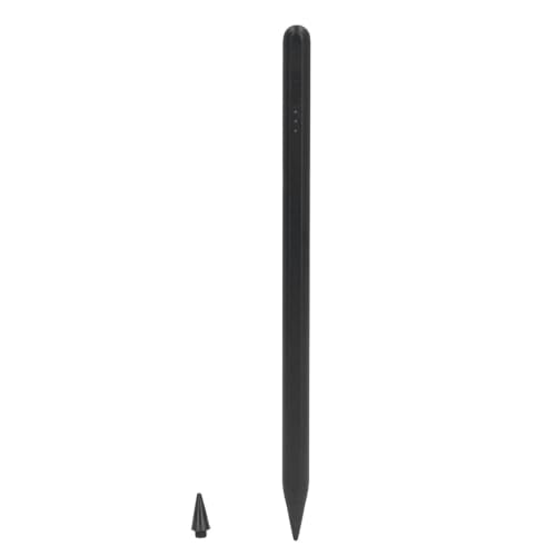 SUNGOOYUE Tilt Pressure Stilo Pen Sensitivity with Palm Rejection and Fast Load - 1.5mm Interchangeable Tie for Sketching, Coloring (Black) - color: Black