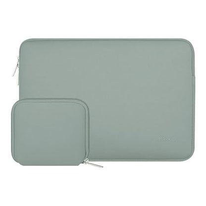 MOSISO Laptop Case 13.3 inch, 13-13.3 inch Laptop Sleeve with Small Case | Compatible with MacBook Air/Pro 13/Pro 14 M5 M4 M3 M2 M1, HP Dell ASUS Lenovo, Neoprene Computer Sleeve Bag, Antique Green - color: Antique Green, size: 13.3 inch