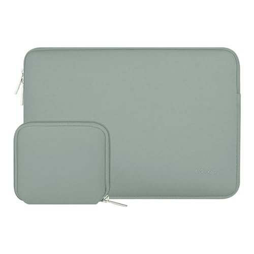 MOSISO Laptop Case 13 inch, 13 inch Laptop Sleeve with Small Case | Compatible with MacBook Neo / Air M5 M4 M3 M2 M1 2026-2018 / Pro M2 M1 2026-2016, Neoprene Computer Sleeve Bag, Antique Green - color: Antique Green, size: 13 inch