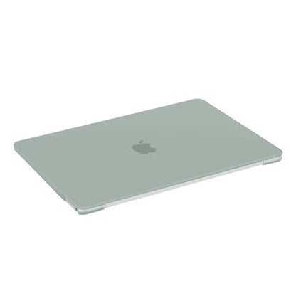 MOSISO Compatible with MacBook 12 inch Case A1534,2017-2015, Antique Green | Protective Scratch-Resistant Plastic Hard Shell Case & Keyboard Cover Skin - color: Antique Green