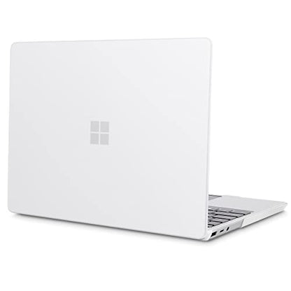 May Chen Compatible with Microsoft Surface Laptop Go 3 Go 2 Go 1 12.4 Inch Model 1943 2013 (2023 2022 2020 Release), Plastic Hard Shell Case with Screen Protector + Keyboard Cover, Matte Clear - color: Matte Clear