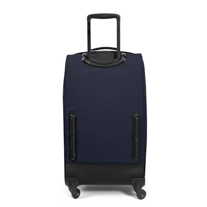 EASTPAK TRANS4 M – 68L Medium Checked Luggage Bag, Two Compartments, TSA Lock, 360° Spinner Wheels, and Telescopic Handle, Ultra Marine - color: Ultra Marine, size: 68 Liter Checked Bag
