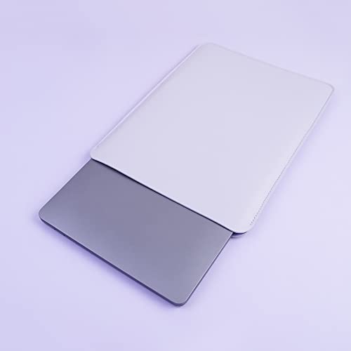 Laptop Sleeve 15 Inch Compatible with MacBook Pro 16 A2991 M3 A2780 A2485 A2141 MacBook Pro Retina 15 Color Light Purple - color: Light Purple, size: 15-16 Inch