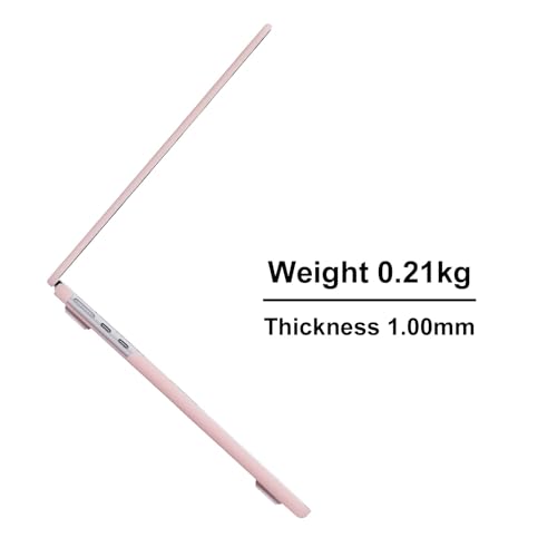 EooCoo Compatible with MacBook Air 15 inch Case M5 2026 2025 2024 2023 M4 M3 M2 Model A3448 A3241 A3114 A2941, Frosted Matte Finish, Cute Pink Protective Hard Shell Laptop Cover, Matte Pink - color: Matte Pink