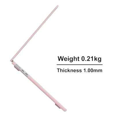 EooCoo Case for MacBook Air 15 inch M5 M4 M3 M2 2026-2023, Matte Pink | Lightweight, Sturdy, Easy Snap-On, Against Scratches & Everyday Bumps, Model: A3448 A3241 A3114 A2941 - color: Matte Pink
