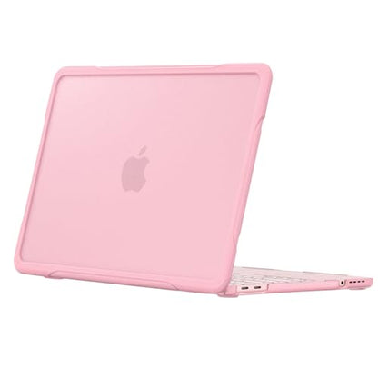 MOSISO Compatible with MacBook Neo Case 13 inch 2026 A3404 A18 Pro Chip | Anti-Crack Cover Protective Hard Shell Case with Shock-Absorbing TPU Bumper, Blush - color: Blush