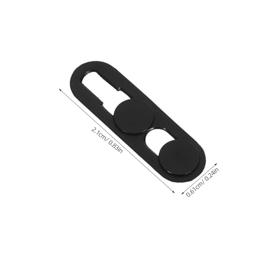 2pcs Sliding Phone Camera Cover Privacy Lens Protector for Smartphones and Laptops, Ultra-Thin Black Webcam Shield Compatible with Cell Phones and Desktop Pcs
