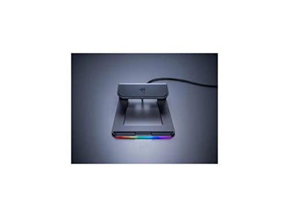 Razer Laptop Stand Chroma: 3-Port USB 3.0 Hub - Ergonomic Design - Anodized Aluminum Construction - Customizable Chroma RGB Lighting - Matte Black