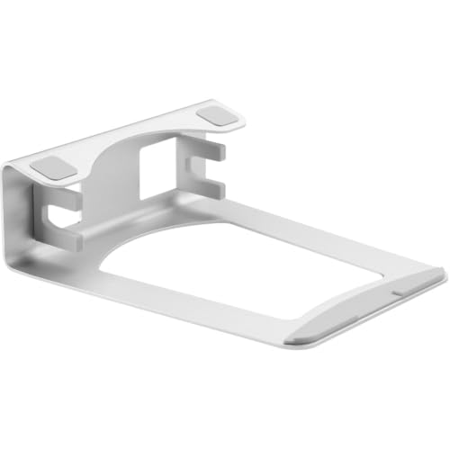 StarTech Laptop Stand, Aluminum, Silver, Angled Notebook Holder | 2-in-1 Laptop Riser Stand or Vertical Stand, Ideal for Ultrabooks & MacBook Pro/Air, LTSTND2IN1