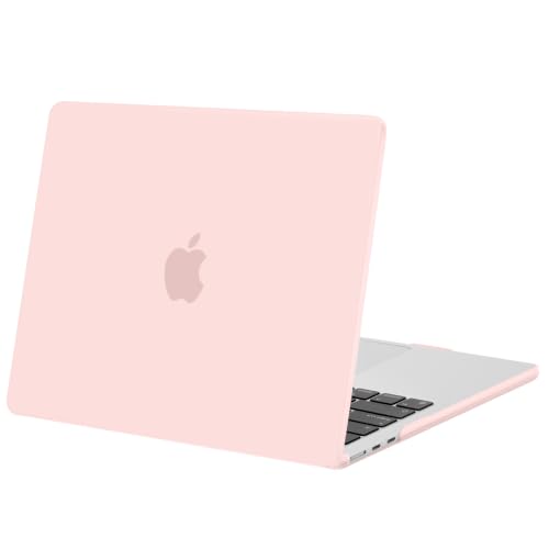 MOSISO Compatible with MacBook Air 13 inch Case M5 2026 M4 M3 M2 2025-2022 | A3449 A3240 A3113 A2681, Scratches-Resistant Protective Hard Shell for MacBook Air 13.6 inch Case, Chalk Pink - color: Chalk Pink