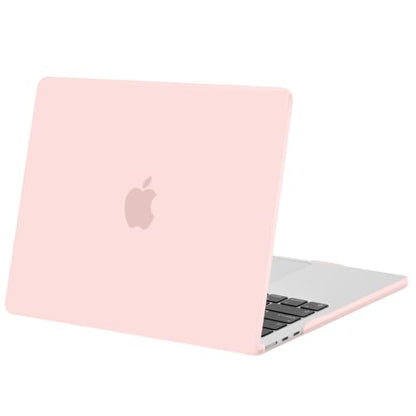 MOSISO Compatible with MacBook Air 13 inch Case M5 2026 M4 M3 M2 2025-2022 | A3449 A3240 A3113 A2681, Scratches-Resistant Protective Hard Shell for MacBook Air 13.6 inch Case, Chalk Pink - color: Chalk Pink