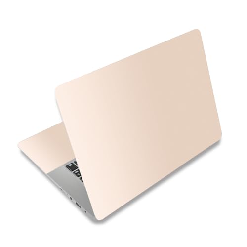 15-15.6 inches Netbook Laptop Skin Sticker Decal Reusable Cover Protector for 11.6 12 13 13.3 14 15 15.4 Notebook Chromebook Easy to Apply and Remove, Scratch-Resistant Waterproof I Gradient Nude - color: Gradient Nude