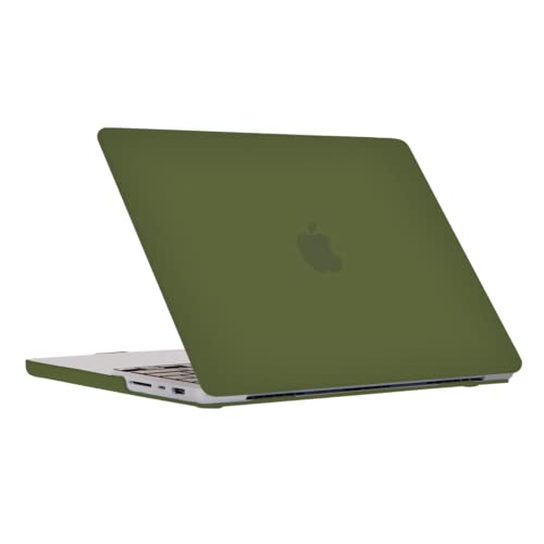 Se7enline for MacBook Pro 14 inch Case 2026-2021 M5 M4 M3 M2,Avocado Green | 2 in 1 Matte Hard Shell Laptop Case with Keyboard Cover Anti-Scratch Heat Dissipation Full Port Access Slim Lightweight - color: Avocado Green