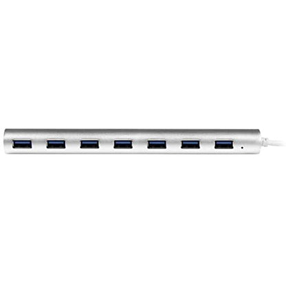StarTech 7-Port USB-A Hub 5Gbps, Bus or Self-Powered with 20W (ST73007UA) | USB-A to 7x USB-A, Overcurrent protection, USB event monitoring, 20W adapter for high-power SSDs