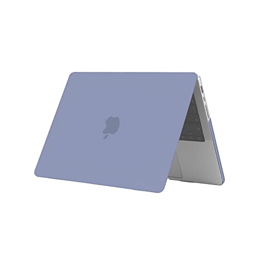 Se7enline for MacBook Pro 14 inch Case 2026-2021 M5 M4 M3 M2,Lavender Gray | 2 in 1 Matte Hard Shell Laptop Case with Keyboard Cover Anti-Scratch Heat Dissipation Full Port Access Slim Lightweight - color: Lavender Gray