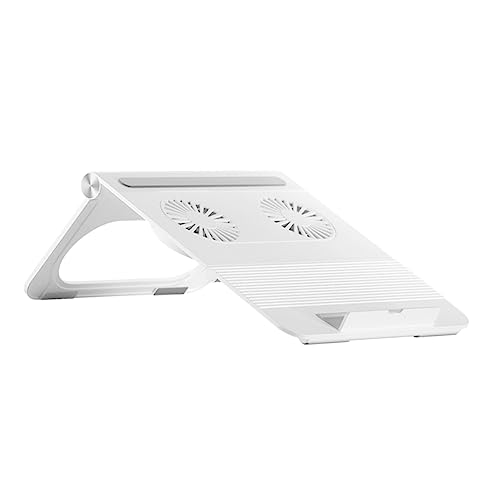 Laptop Cooling Pad Dual 3800 Fans Laptop Stand for Notebook Pc Holder Triangle Frame with Non-Slip Support Portable Computer Stand for Home Office Travel