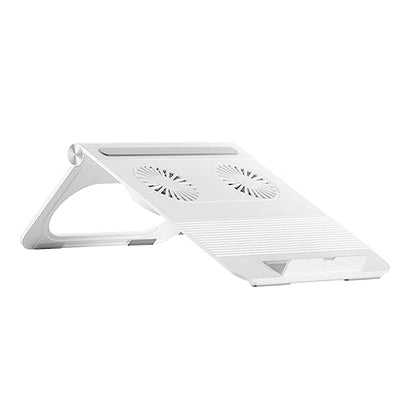 Laptop Cooling Pad Dual 3800 Fans Laptop Stand for Notebook Pc Holder Triangle Frame with Non-Slip Support Portable Computer Stand for Home Office Travel