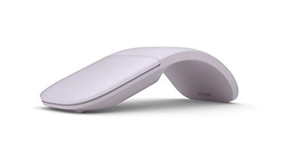 Microsoft ARC Mouse – Lilac .Sleek,Ergonomic Design, Ultra Slim and Lightweight, Bluetooth Mouse for PC/Laptop,Desktop Works with Windows/Mac Computers - color: Lilac