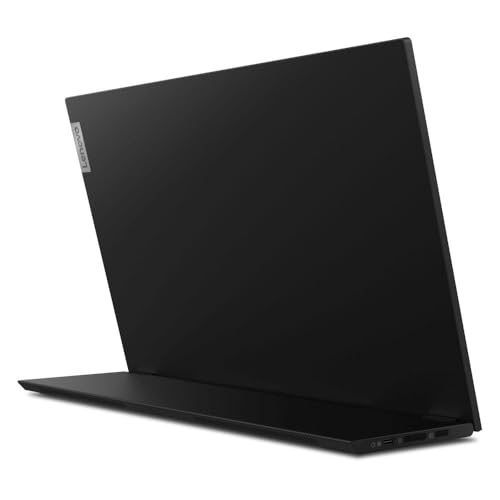 Lenovo ThinkVision M15 15.6" Full HD WLED LCD Monitor - 16:9 - Raven Black