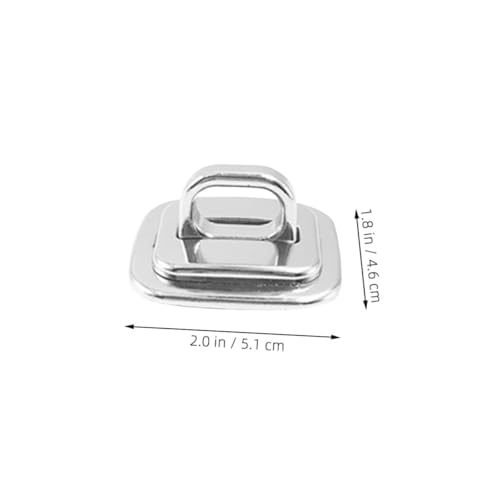 Operitacx 4pcs Computer Lock Desk Mount Anchor Cable Security Base Plate for Laptop Theft Deterrent
