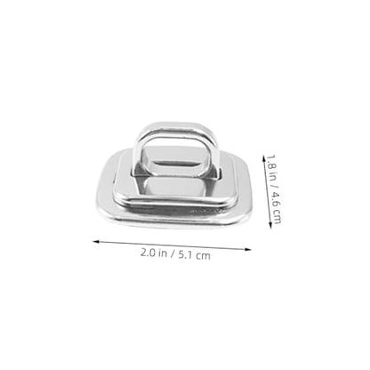 Operitacx 4pcs Computer Lock Desk Mount Anchor Cable Security Base Plate for Laptop Theft Deterrent