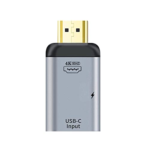 USB-C Type C Female Source to HDMI Sink HDTV & PD Power Adapter 4K 60hz 1080p for Phone & Laptop