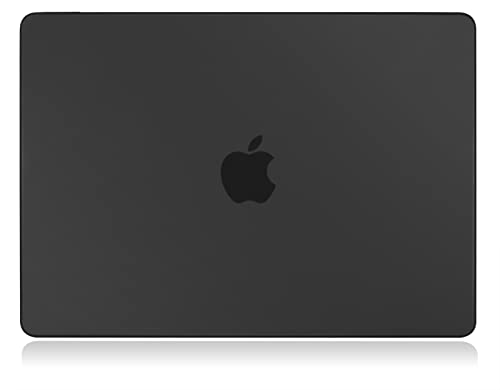 UESWILL Case for MacBook Air (15 inch, M2 M3 M4 M5, 2023 2024 2025 2026) Model A3448 A3241 A3114 A2941, Matte Hard Shell Cover + Microfiber Cloth, Black - color: Black, size: MacBook Air 15" (M2 M3 M4 M5)