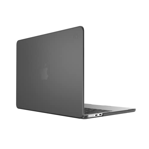 Speck SmartShell Apple MacBook Air 13-inch M2/M3/M4 (2022-2025) Case - Obsidian/Obsidian/SweaterGrey - color: OBSIDIAN/OBSIDIAN/SWTRGRY