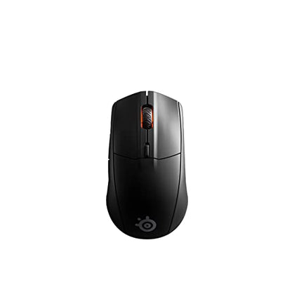 SteelSeries Rival 3 Wireless Gaming Mouse – 400+ Hour Battery Life – Dual Wireless 2.4 GHz and Bluetooth 5.0 – 60 Million Clicks – 18,000 CPI TrueMove Air Optical Sensor,Black - color: Grey